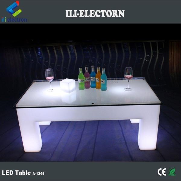 16 colors changing remote control led glowing table