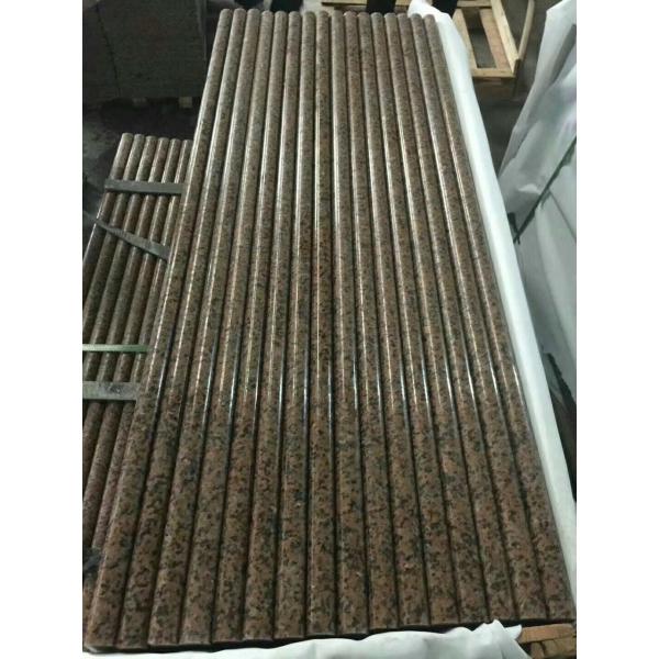 New Rosa Tea Granite slab stair tile Light Grey/Pink tile polished flamed stairs