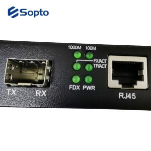 Stainless Steel 10/100M IEEE802.3ah OAM Fiber Media Converter