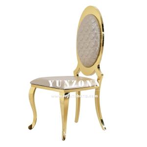 Events Stainless Steel Gold Hotel Banquet Wedding Dining Chair