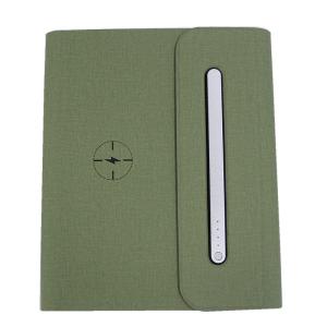 A5 Pu Leather Smart Business Wireless Charging Notebook Custom Print