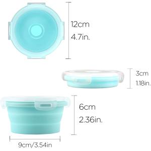 Silicone Collapsible Dog Bowls Food Water Travel Bowl