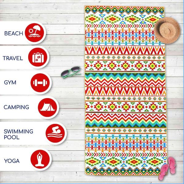 Custom Oversized Quick Dry Lightweight Extra Large Custom Beach Towel For Sports