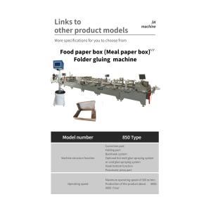 CQT 900YG-2 Pre-Folded Bottom Lock Carton Folder Pasting Gluing Machine for