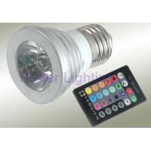 Energy saving LED Spotlight Bulb E27 RGB 3W 85 - 260V for meeting room,