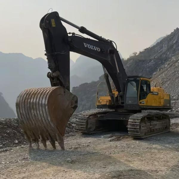 Buy Volvo Used Excavator 550 Crawler Digger Second Hand Machine Low Price at wholesale prices