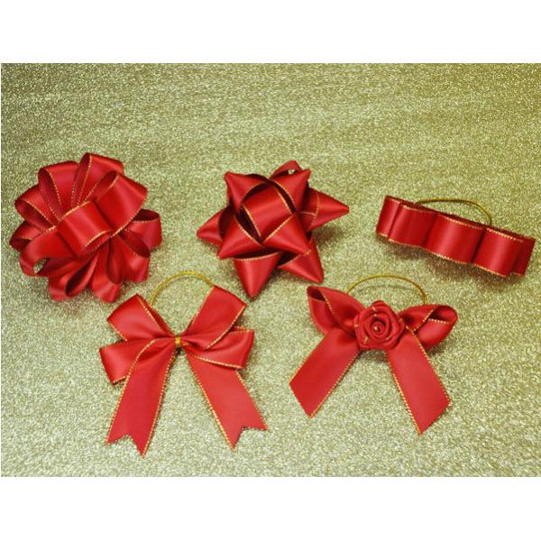 Buy 3Inch Personalized Tie satin ribbon bow , Floral , Elastic , twist tie gift bow at wholesale prices