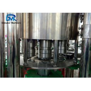 Isobaric Filling Stainless Steel Beverage Bottling Machine With Bottle Washing