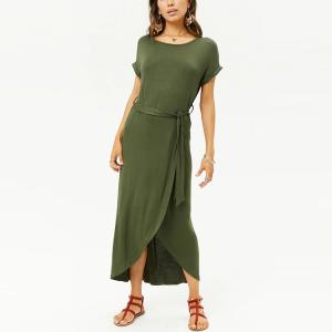 Factory high-low long maxi dress for women