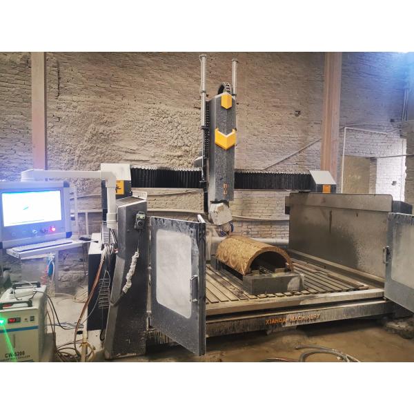 Buy 4 Axis Arc Slab Column Carving Machine For Marble Ganite Bulestone Jade Agate at wholesale prices