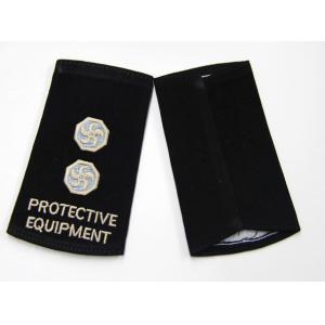 Handmade Custom Embroidered Patches PVC Backing shoulder patches