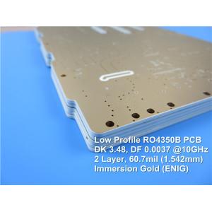 RO4350B LoPro RF PCB Rogers 60.7mil Reverse Treated Foil PCB Circuit Board With