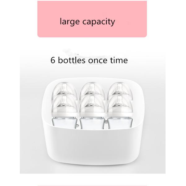 Eco Friendly Baby Bottle Sterilizer With Big Capacity Contain 6 Bottles