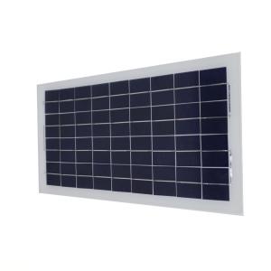 18V Glass Laminated Solar Panel ZW-15W-18V Poly Solar Panel Charger 15W Mini