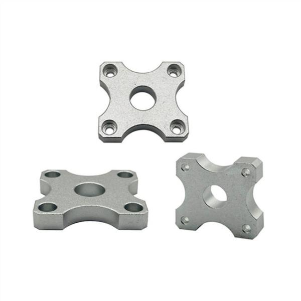Buy SGS Titanium 4 Axis CNC Turning Parts Small Metal Plate With Screw Holes at wholesale prices