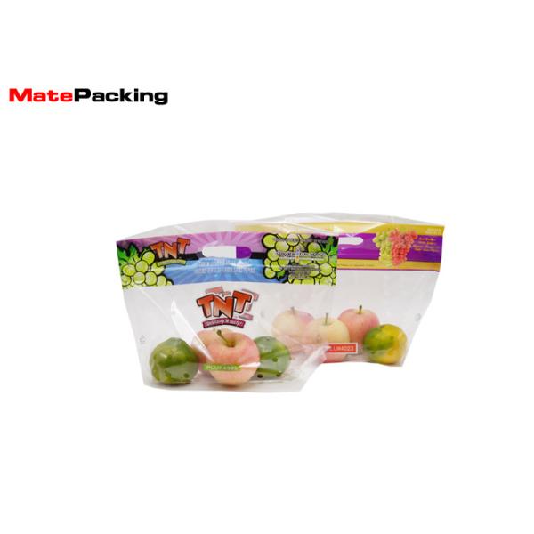 Anti Fog CPP Fresh Vegetable Plastic Packaging Bags Customized Thickness