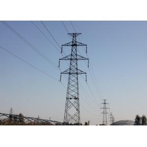 High Tension Steel Transmission Tower , 33kv Transmission Line Towers ISO