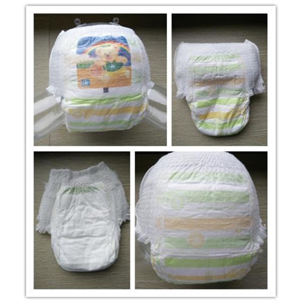 Training Disposable Baby Pull Up Pants Rapid Absorption With USA Fluff Pulp
