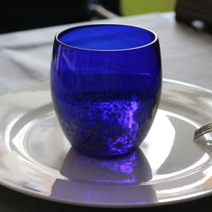 Blue Speckled Coke 360ml Cadmium Free Water Glass Cup