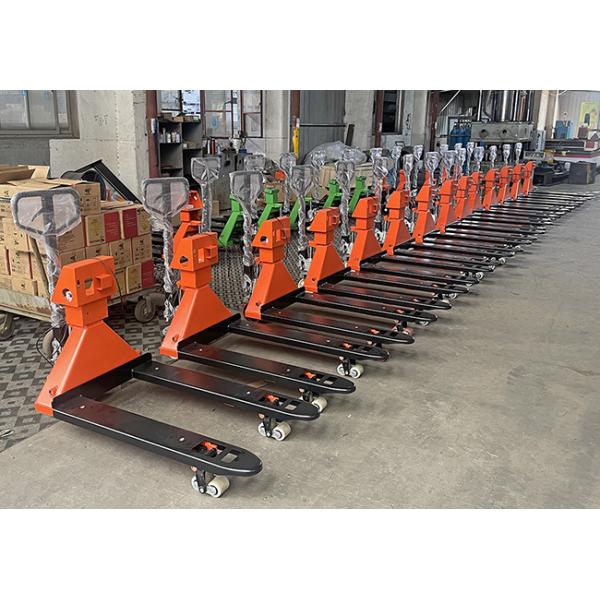 Industrial Digital Manual Hydraulic Hand Pallet Jack With Weight Scale 2000kg