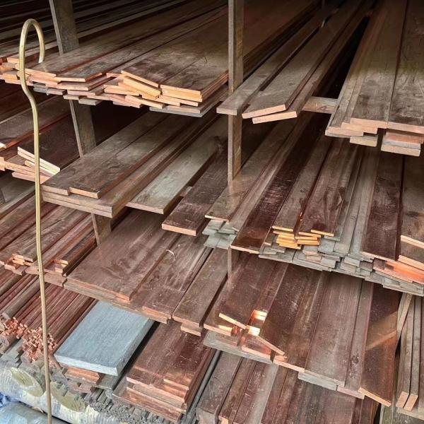 Buy BS AISI Copper Row C12200 C11000 Tinned Copper Flat Bar at wholesale prices
