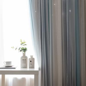 Thermal Insulated Geometric Pattern Jacquard Blackout Drapes Window Curtains
