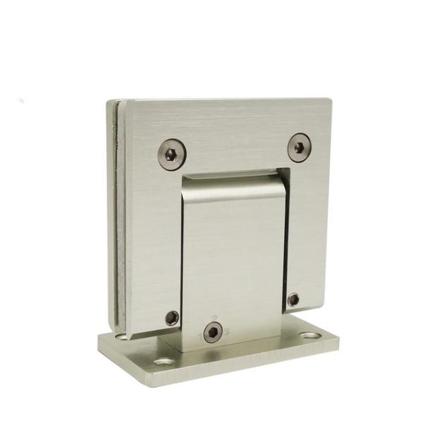90 Degree Hydraulic Shower Hinge for Normal Bathroom Glass Door in Sliver Aluminium