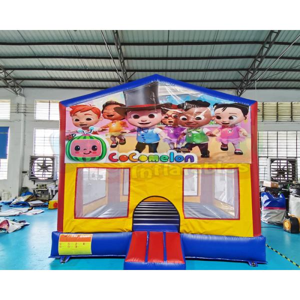 Advertisement 1000D Inflatable Bounce Houses Lovely Dog Jumping Bouncer