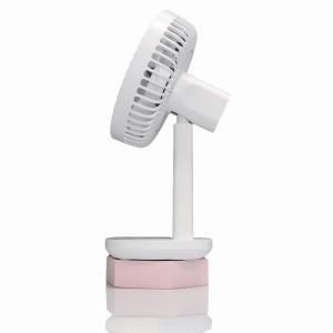Battery Powered Rechargeable Table Fans For Office / Bedroom