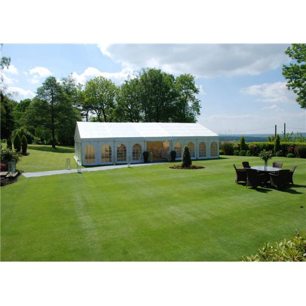 Modular Aluminium Frame Tents Event Tent White Fabric Cover 100km/h
