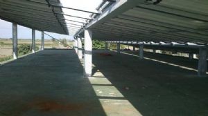 Poutltry Steel Framed Agricultural Buildings , Structural Steel H Beam with