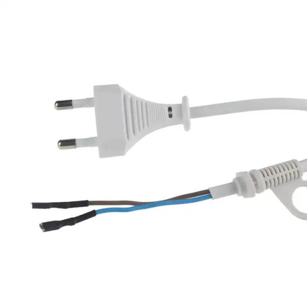 Buy High Quality KC Approved Korean Standard K01 2 Pin Plug Electric Supply dyer extension ac power cord Cable Production at wholesale prices