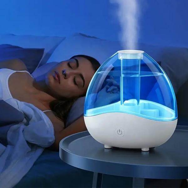 HOMEFISH Ultrasonic Atomization Humidifier 150mL/H-250mL/H Large Mist Output