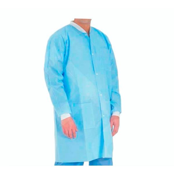 Buy Acid Resistant Disposable Plastic Lab Coats With Strong Permeability at wholesale prices