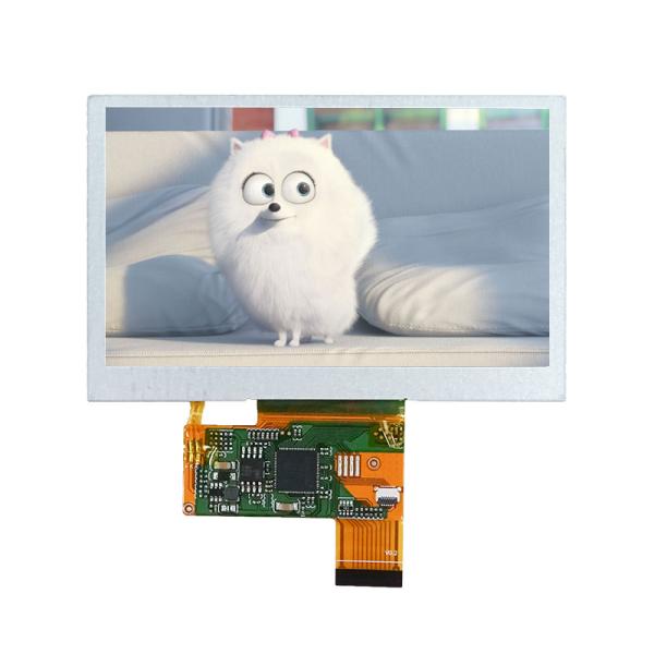 4.3 Inch HMI IPS LCD Module COF Thin 800x480 Lcd Display Without Touch Playing