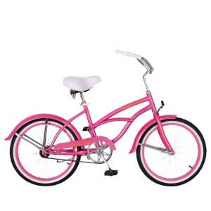 Quality 20&quot; Single Speed Coaster Brake Pink American OEM Logo Mini Kid Small Frame CE Girl Beach Cruiser Bicycle for sale