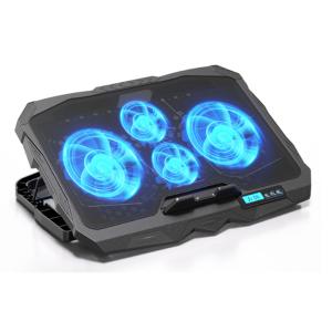 Dual Size Fans 14cm 2Pcs And 7cm 2Pcs 3W Power 1400/1800 RPM Silent Operation Lightweight With Display Function