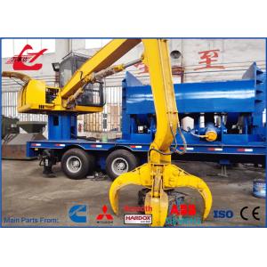 PLC Automatic Control Scrap Baler Logger , Hydraulic Baling Press Machine
