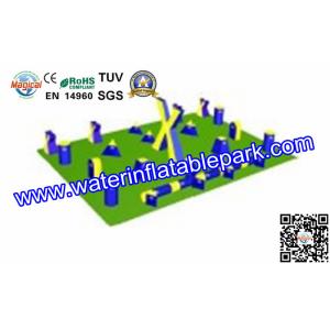 Popular Millenium Inflatable Paintball Bunkers Arena For 7 Men