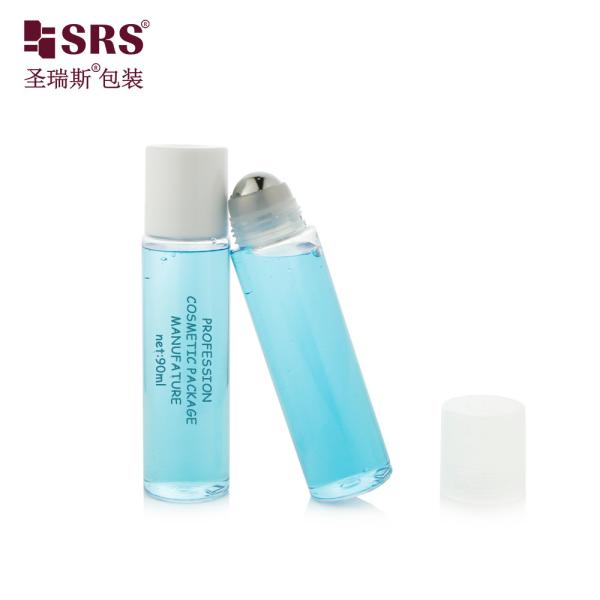 50ml 60ml 90ml Empty PET Elegant Roller Ball Plastic Body Oil Bottles Roll On
