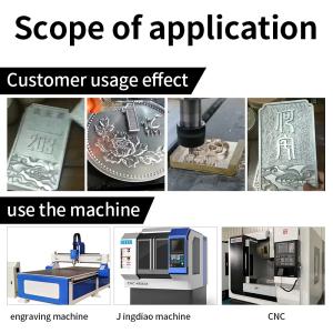 Aluminum CNC Engraving Machine Tool Carbide End Mill Colorful Tin Coating ODM