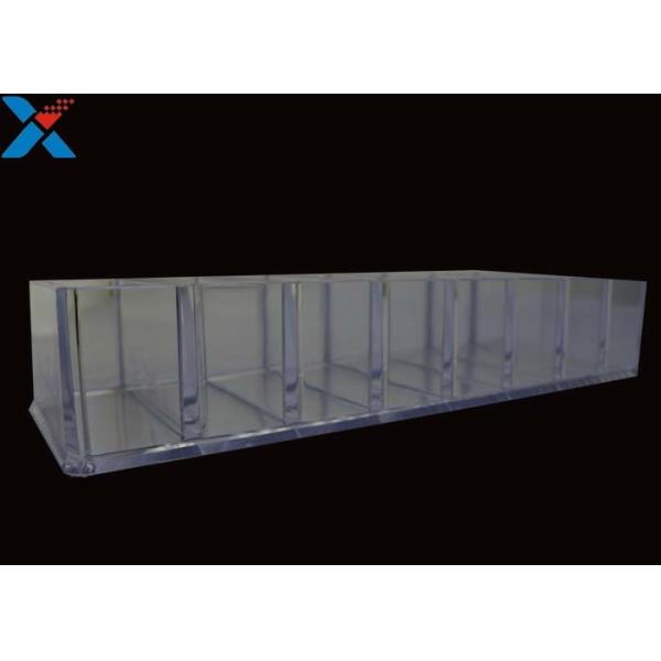 Clear Acrylic Makeup Organiser Display Box For Blush / Powder Foundation