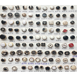 wholesale 2019 ABS Oil black plastic button sew-on shank abs plastic dome shank