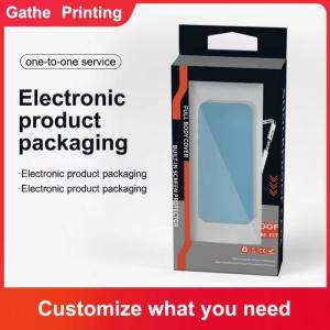 Popular Phone Case Foldable Packaging Box With Handle Custom Logo