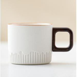 Customized Logo Acceptable 50ml Nordic Style Ceramic Mug for Camping and