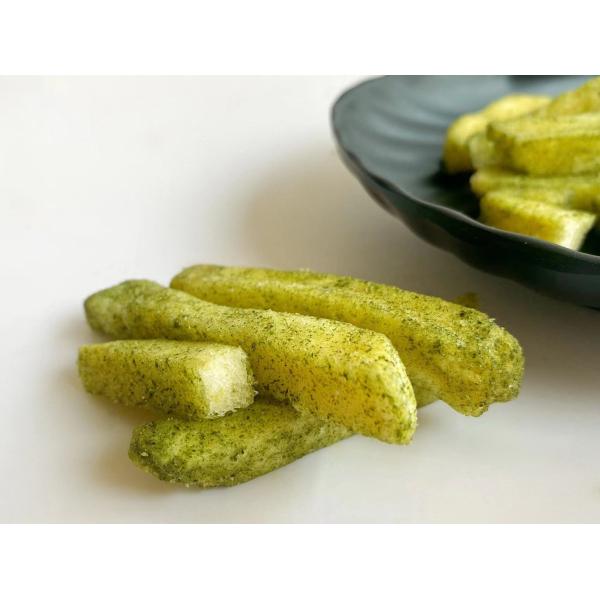 Wholesale VF Vegetables Strips Seaweed French Fries Snacks Vacuum Fried Potato Chips