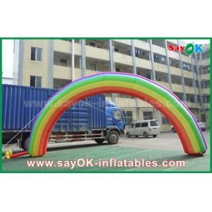 Inflatable Rainbow Arch 7mL X 4mH Giant Inflatable Entrance Arch / Rainbow Arch