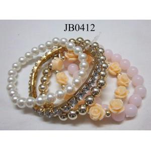 colourful beaded bracelet pack