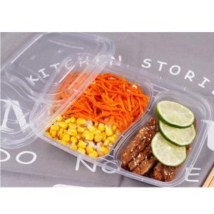 Best-selling high quality 2 compartments airtight disposable food container