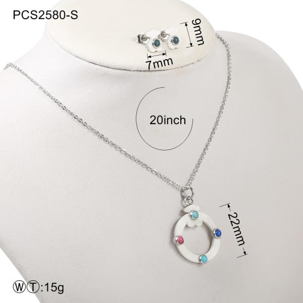 Women Gift Gold Plated Shell Jewelry Set / Classic Stainless Steel Jewelry Necklace